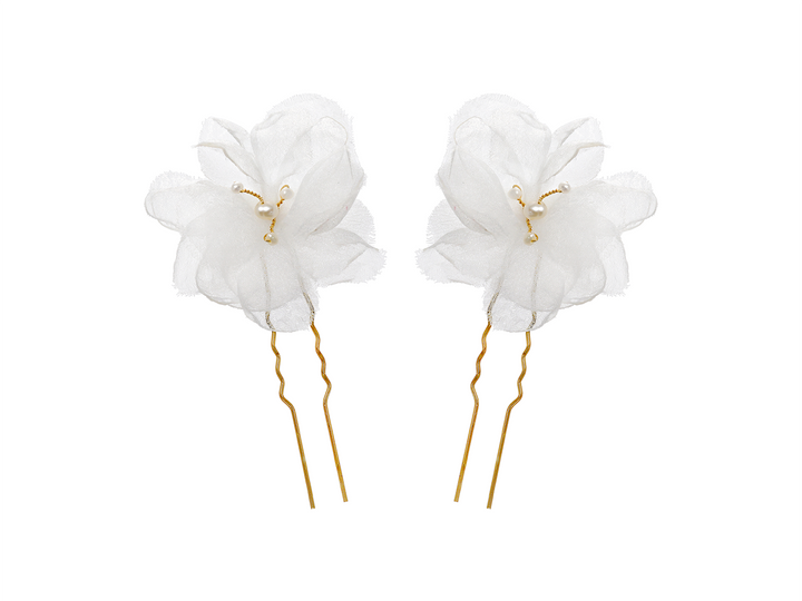 Nymphea - Sheer Flower Hair accessory Bridal