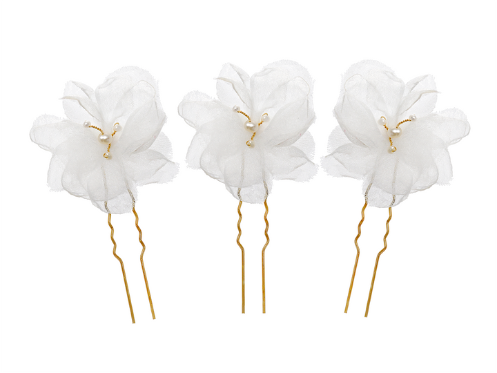 Nymphea - Sheer Flower Hair accessory Bridal