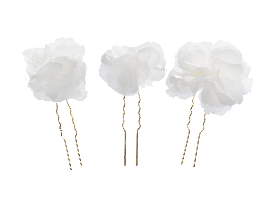 Adrielle - Luxury Silk Flowers Hair Pins