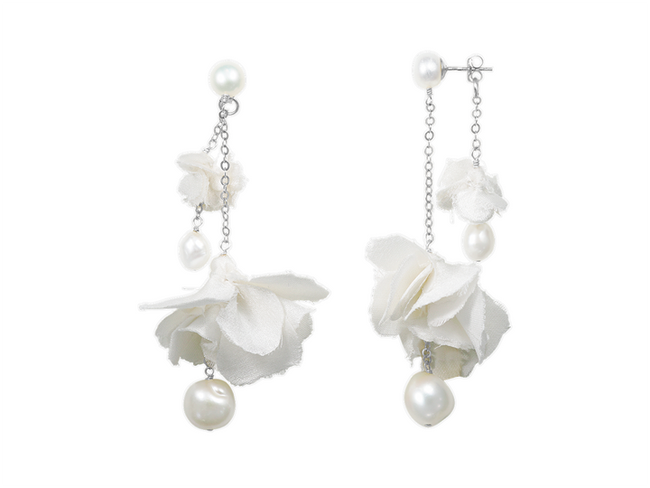 Anna Earrings - Handmade Dangling Earrings for Brides