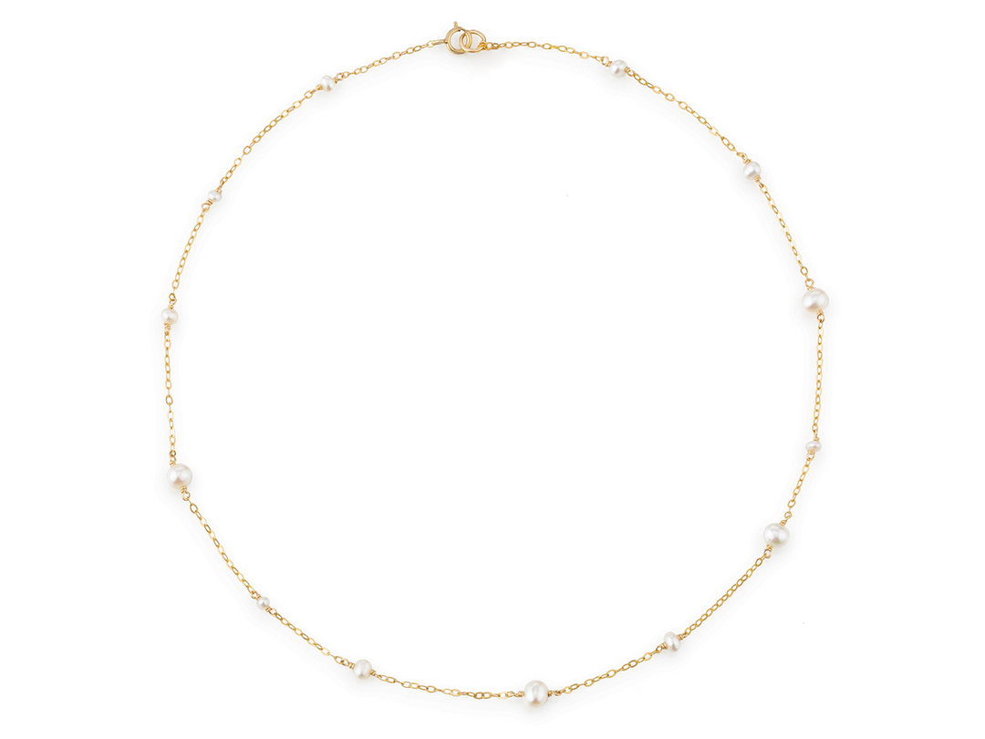 Aimée - Thin Freshwater Pearl Choker