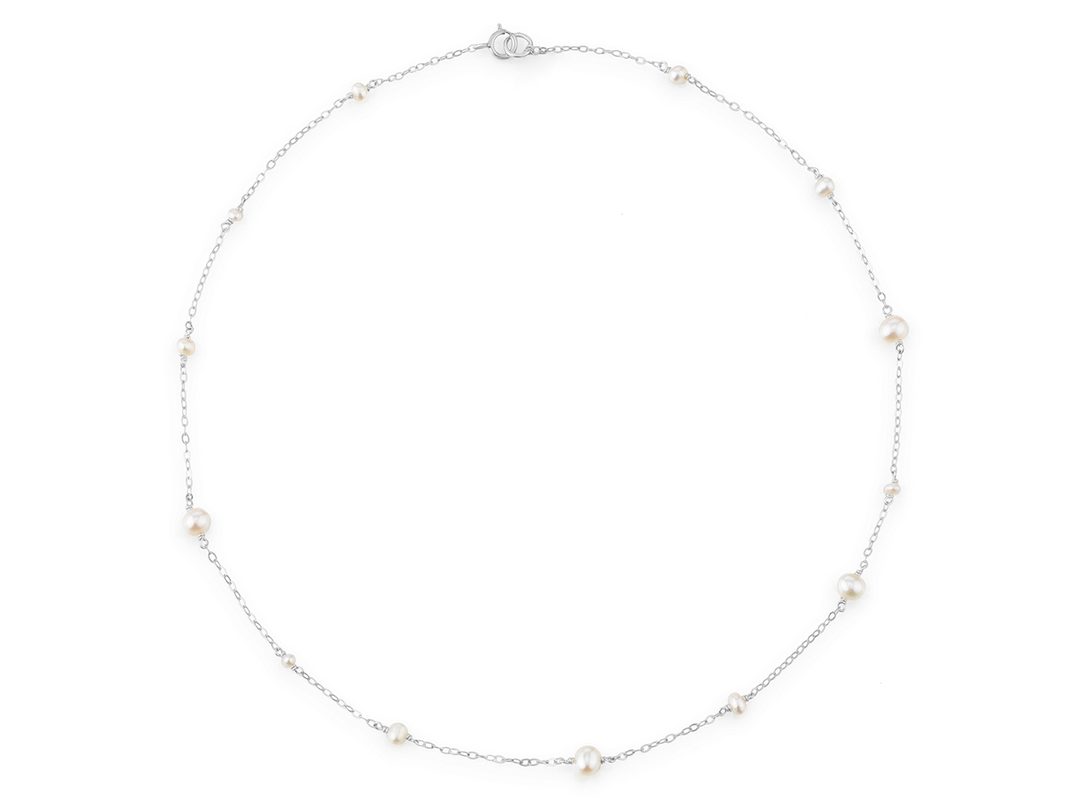 Aimée - Thin Freshwater Pearl Choker