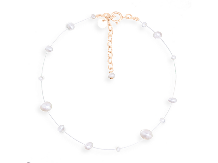 Aimée - Floating Pearl Bracelet